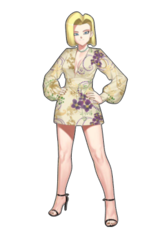 Dragon Ball Android 18 Sticker Car Decal