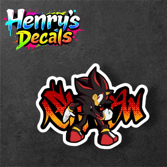 Video Game Shadow Sticker Car Decal