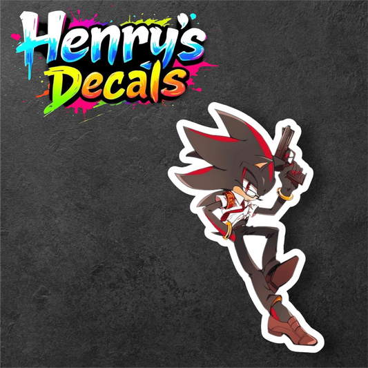 Video Game Shadow Sticker Car Decal