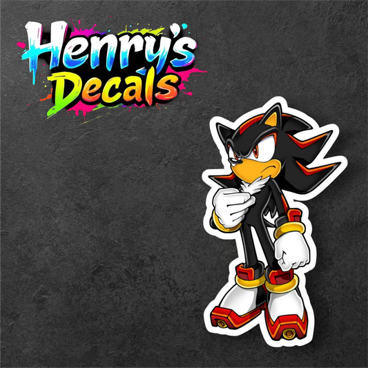 Video Game Shadow Sticker Car Decal