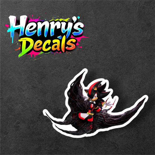 Video Game Shadow Sticker Car Decal