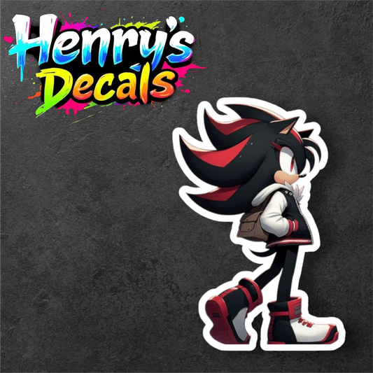 Video Game Shadow Sticker Car Decal