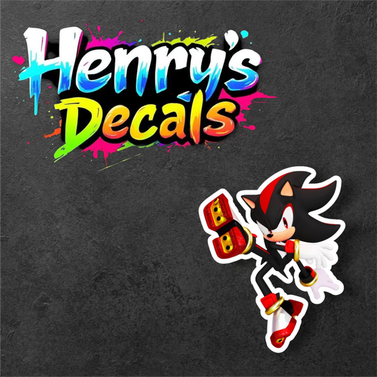Video Game Shadow Sticker Car Decal