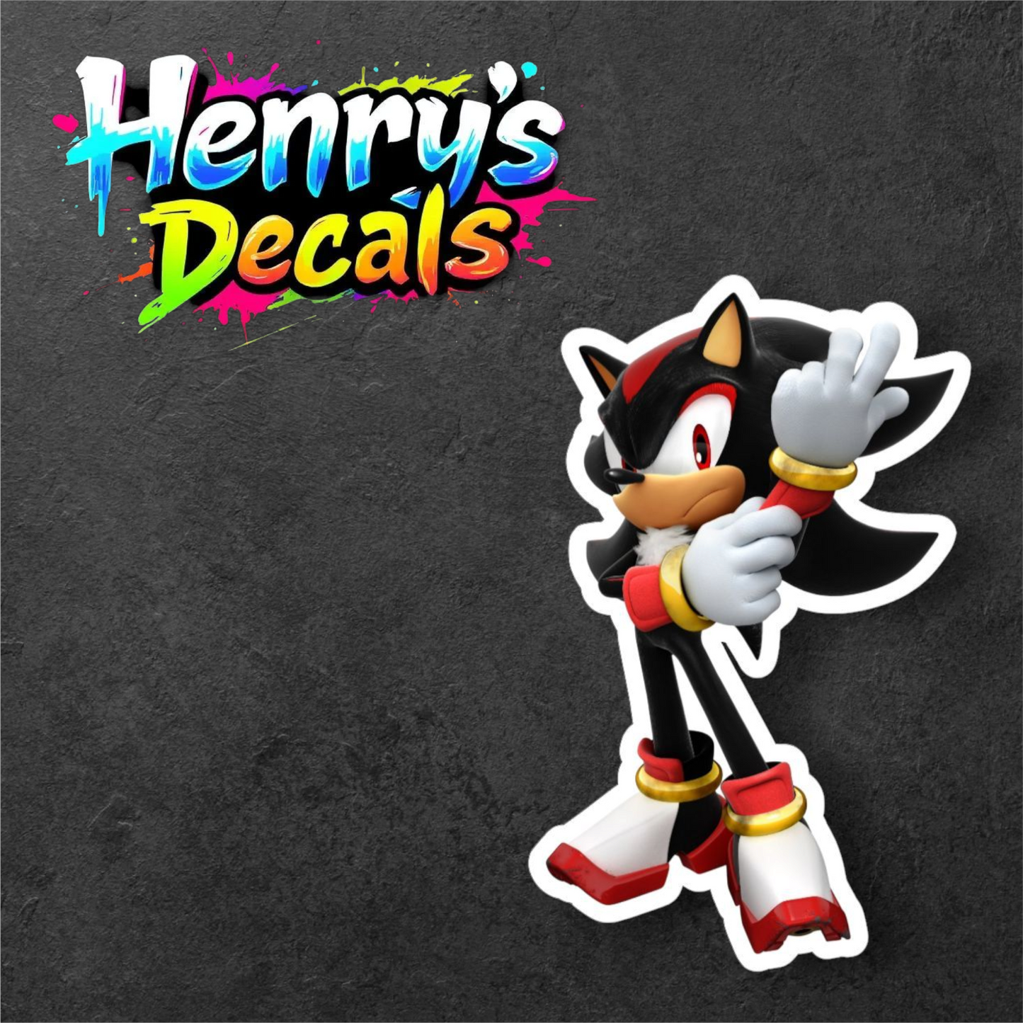 Video Game Shadow Sticker Car Decal