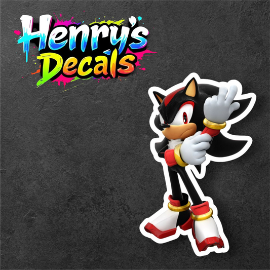 Video Game Shadow Sticker Car Decal