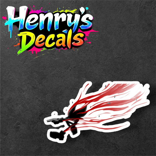Video Game Shadow Sticker Car Decal