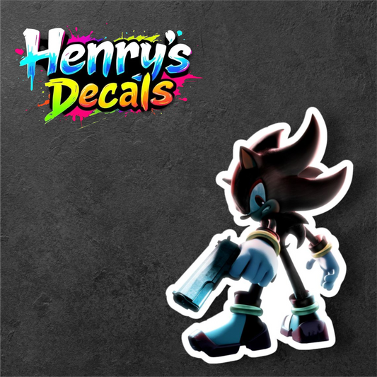 Video Game Shadow Sticker Car Decal