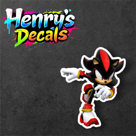 Video Game Shadow Sticker Car Decal