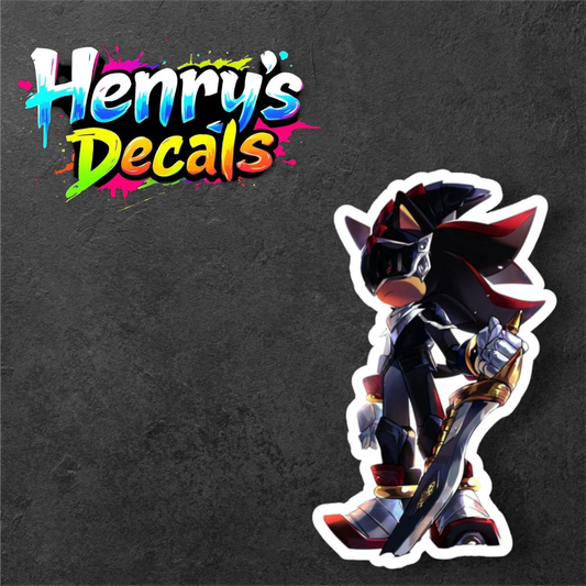 Video Game Shadow Sticker Car Decal