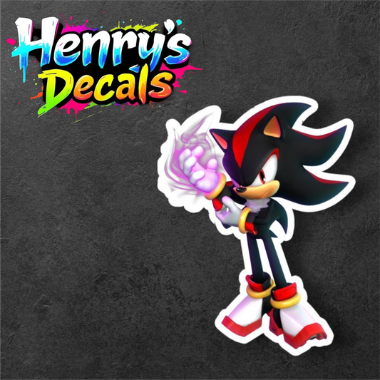 Video Game Shadow Sticker Car Decal
