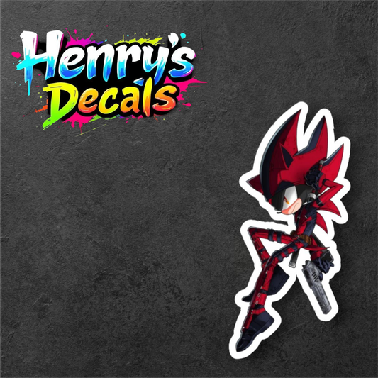 Video Game Shadow Sticker Car Decal