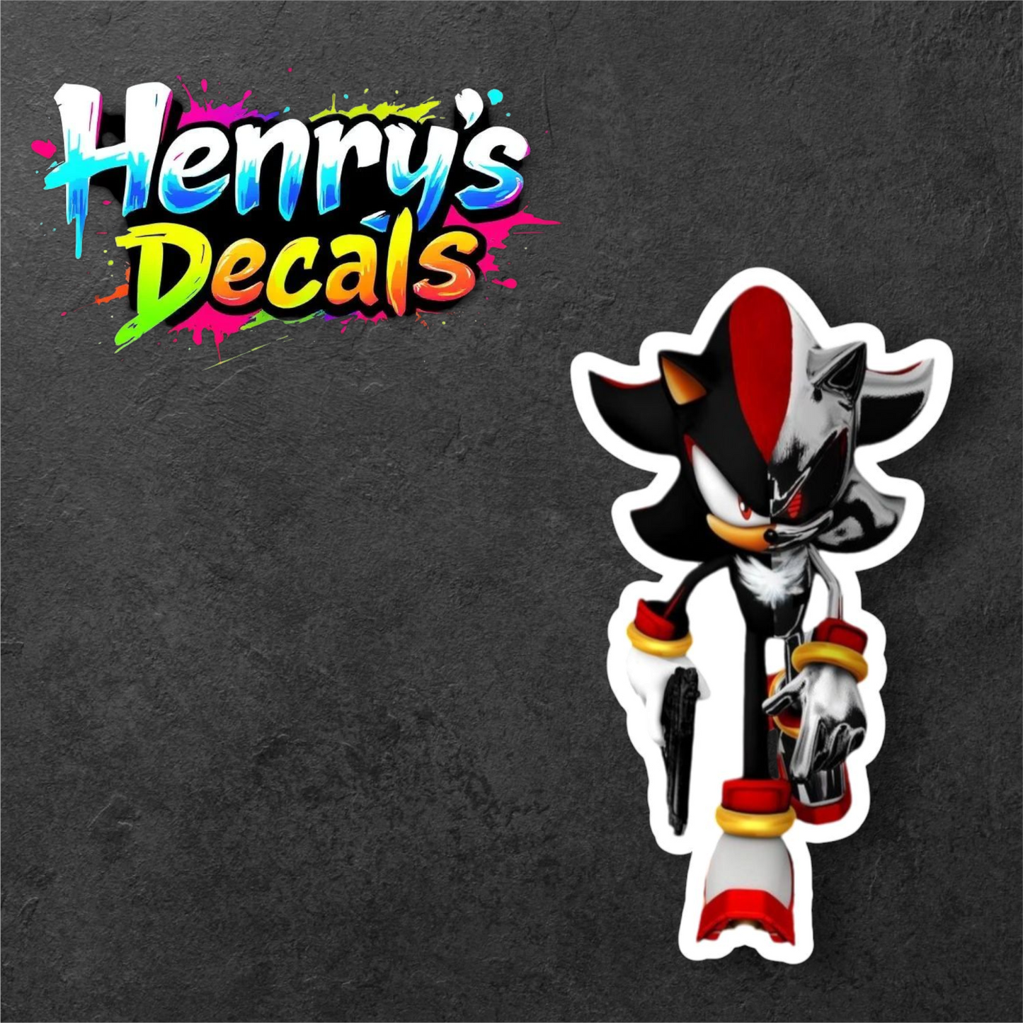 Video Game Shadow Sticker Car Decal