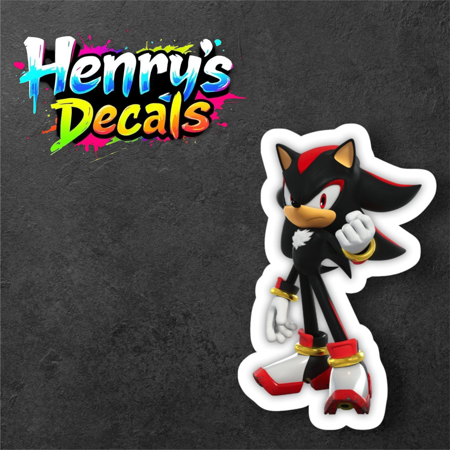 Video Game Shadow Sticker Car Decal