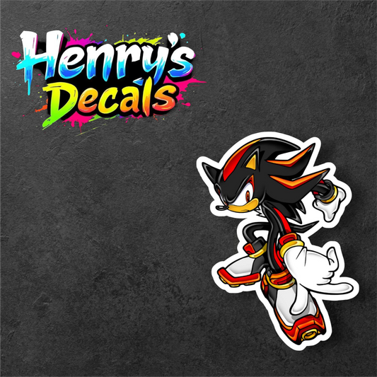 Video Game Shadow Sticker Car Decal
