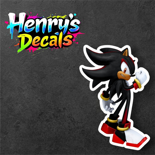 Video Game Shadow Sticker Car Decal