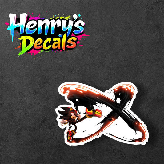 Video Game Shadow Sticker Car Decal