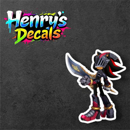 Video Game Shadow Sticker Car Decal