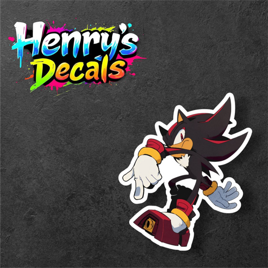 Video Game Shadow Sticker Car Decal