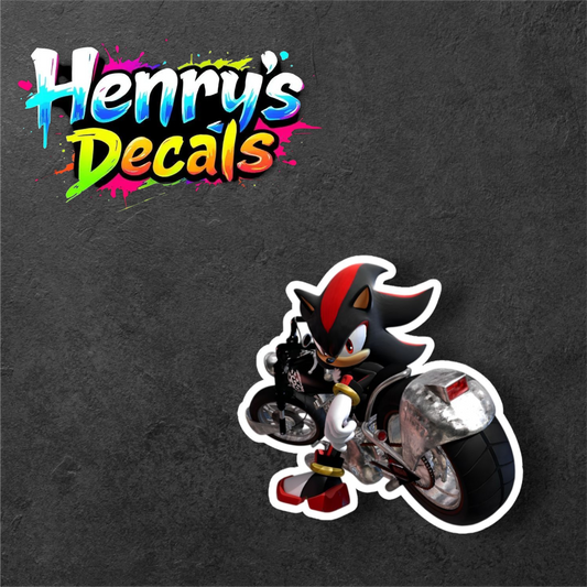 Video Game Shadow Sticker Car Decal
