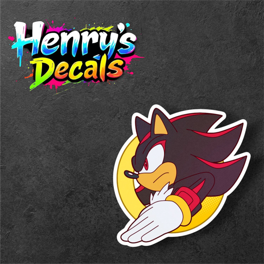 Video Game Shadow Sticker Car Decal