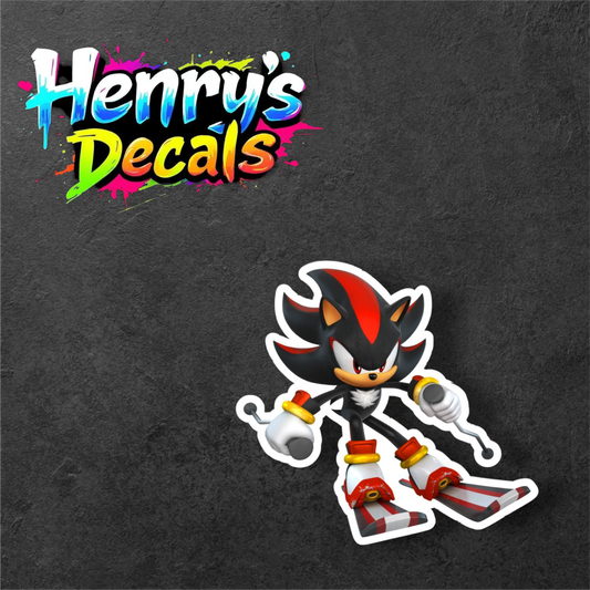 Video Game Shadow Sticker Car Decal
